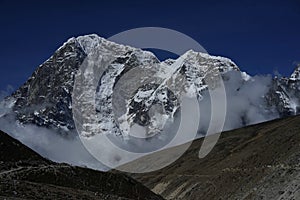 Ngozumpa Tse in Himalayas photo